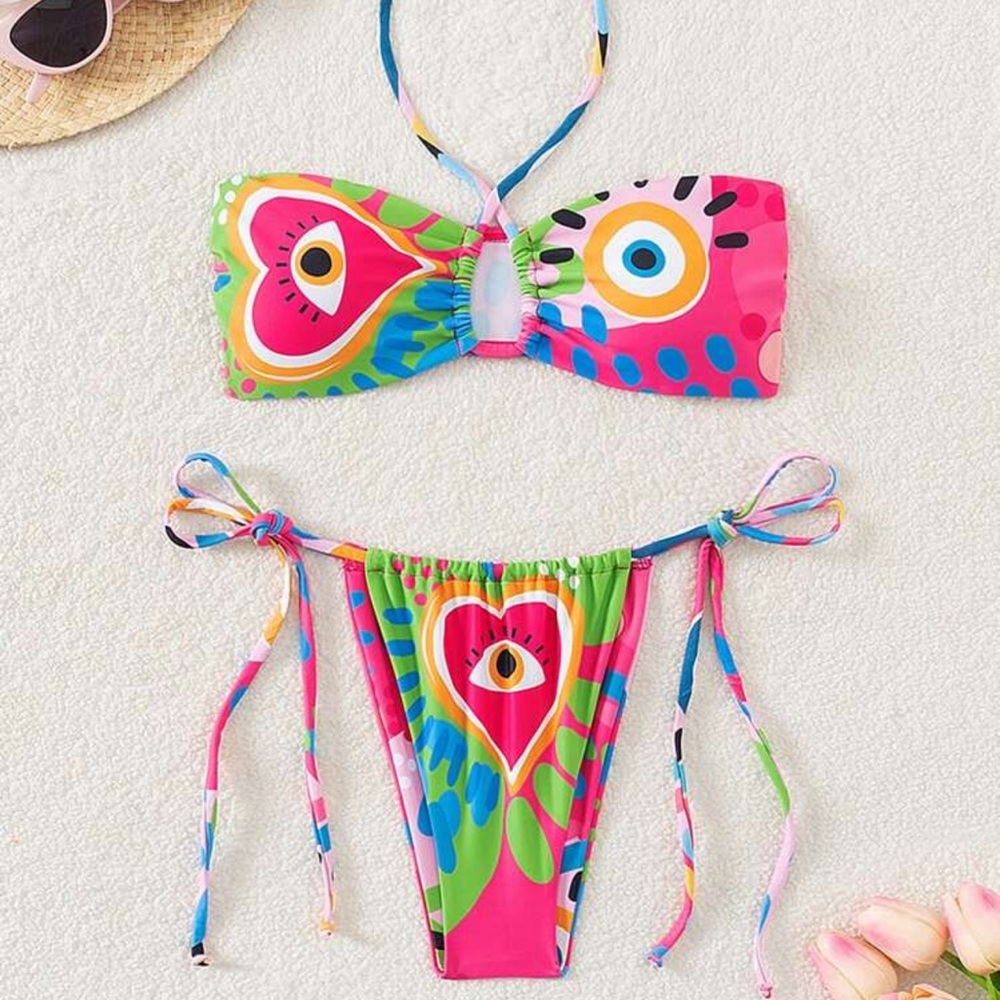 Colorful Abstract Bikini Set